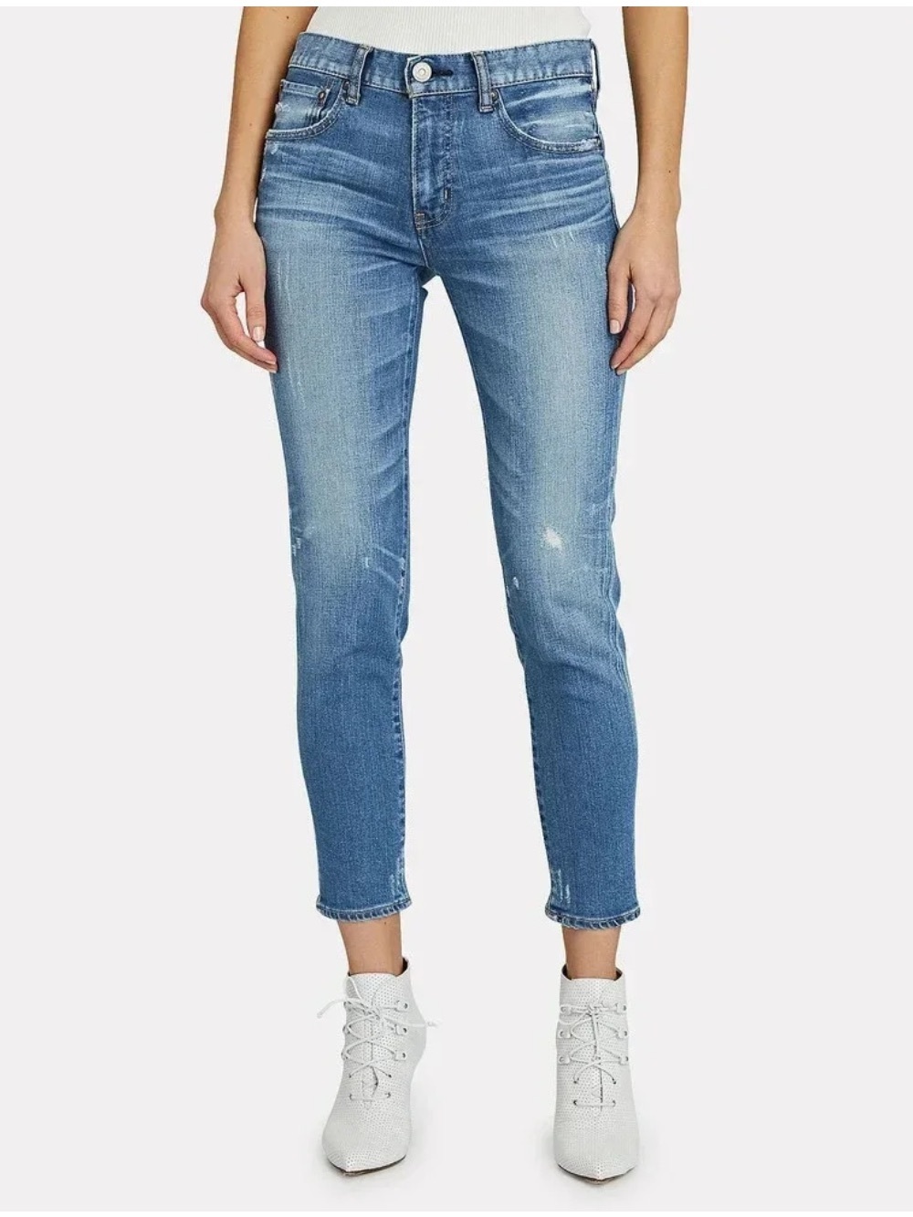 MOUSSY Premium Distressed Skinny Jeans Japan Size 28